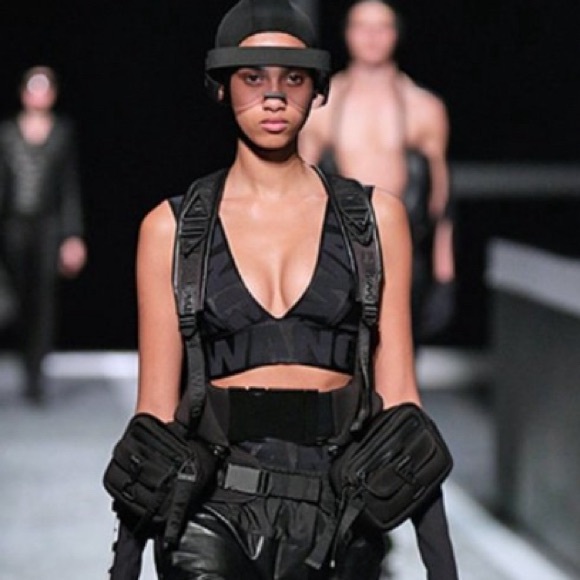 Alexander Wang X H&M XS Crop Top Legging Wang Set with Bandage Bra - Picture 10 of 11